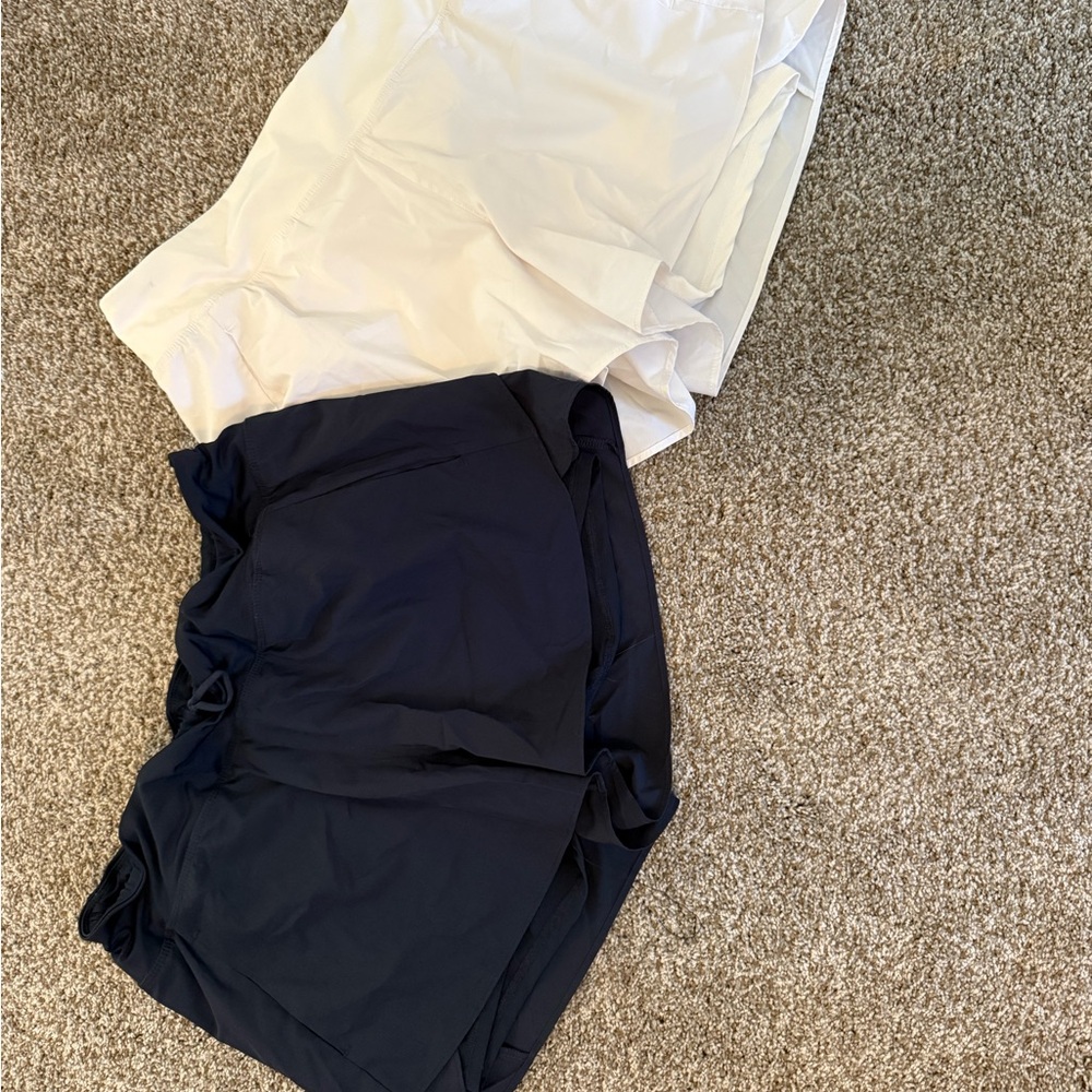 Avia White and Navy Shorts Set